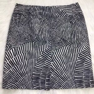 Chaus Black and White Pencil Skirt